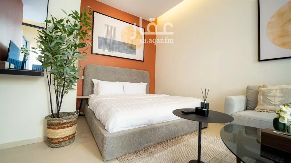 شقة 1 غرف في النرجس 9