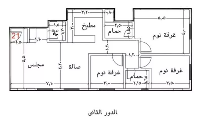 شقة 3 غرف في قرطبة 3
