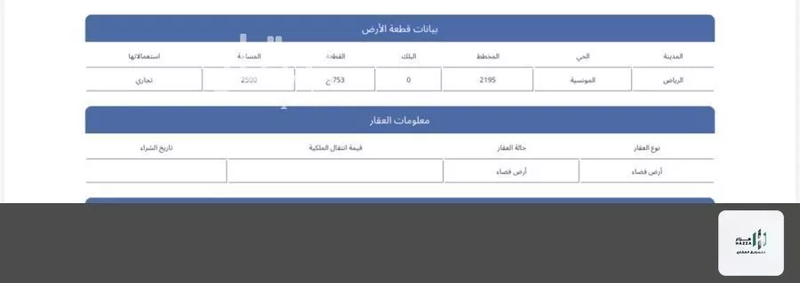 2500 sqm land in Al Munsiyah 4