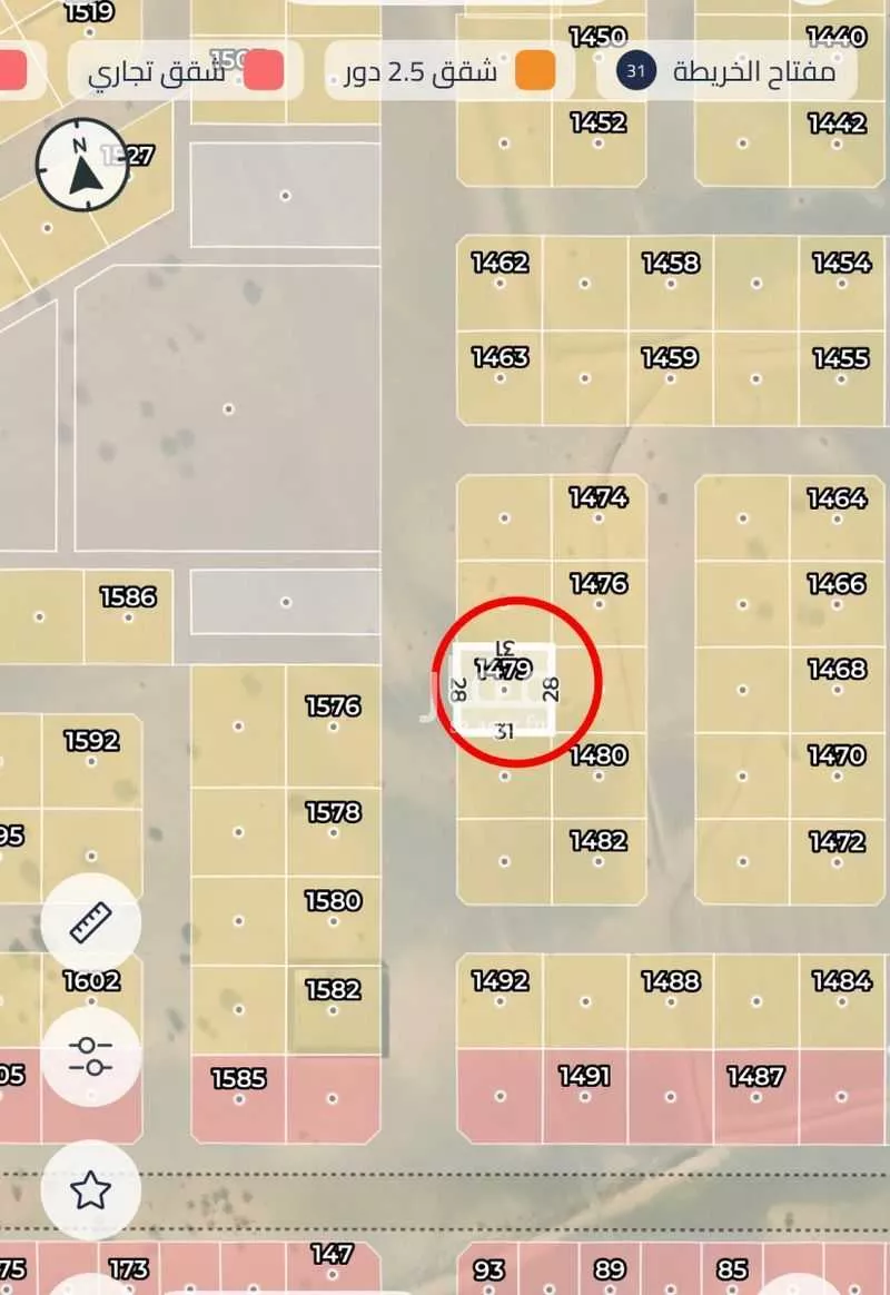 أرض 434 م² في جدة 5