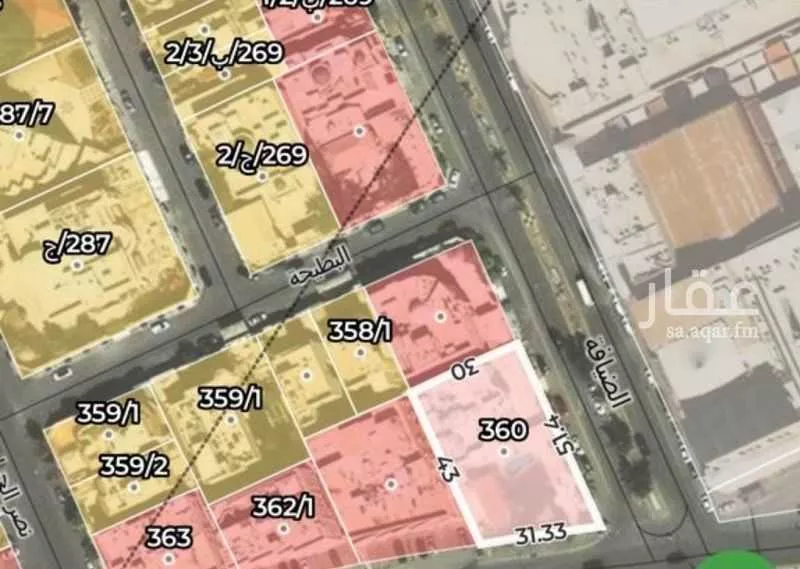 أرض 1410 م² في النزهة 2