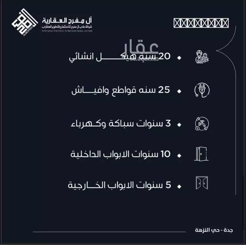 شقة 4 غرف في النزهة 6