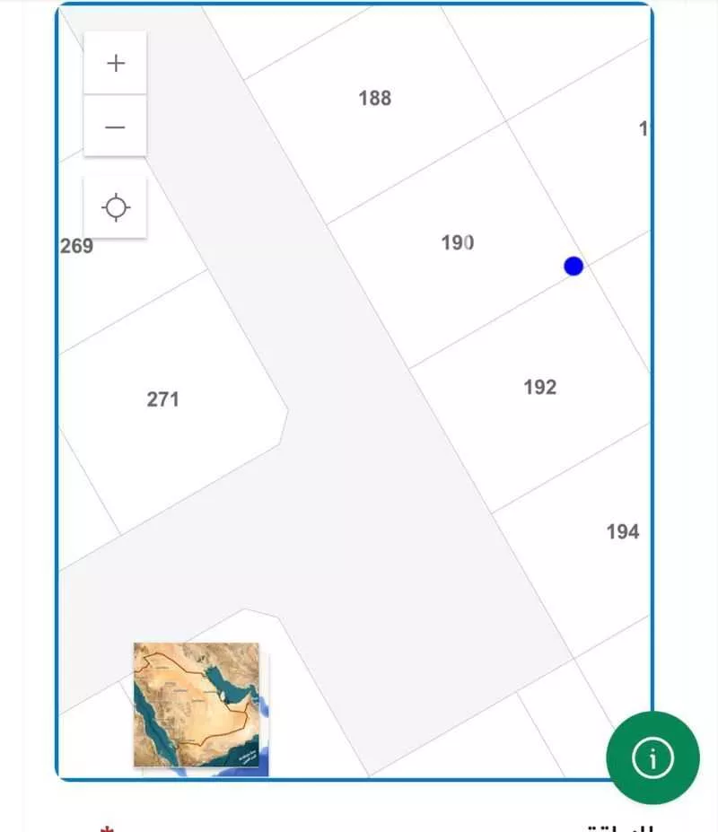 أرض 500 م² في الفرسان 2
