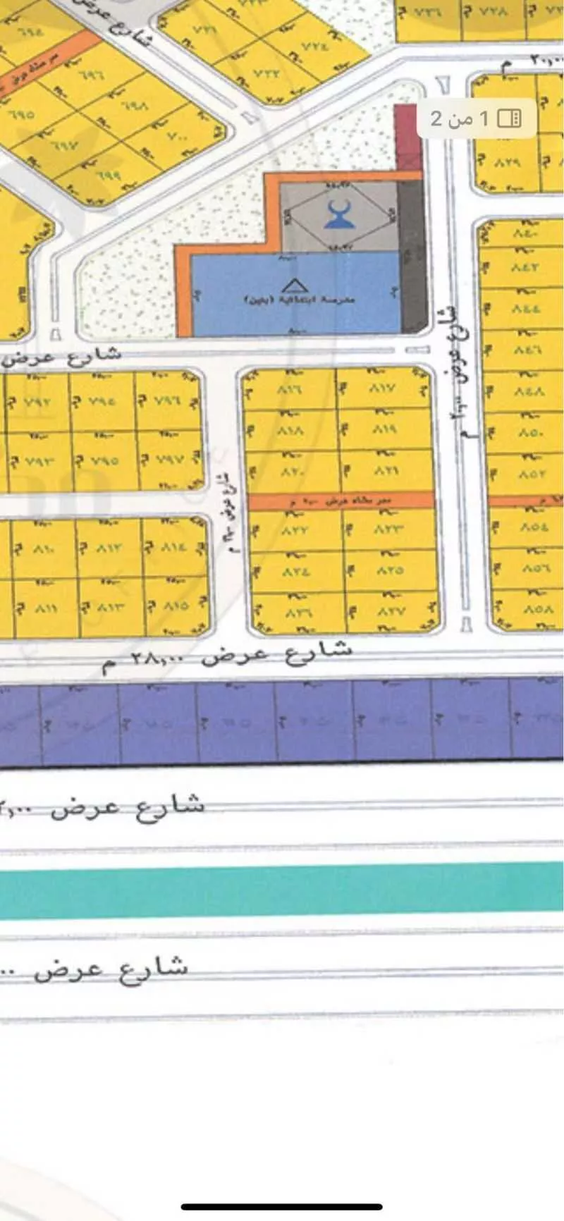 887 sqm land in Al Baraka