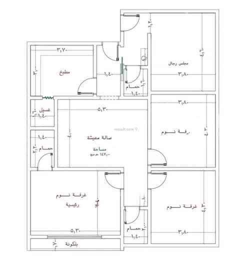 5 bedroom apartment in As Sawari 1