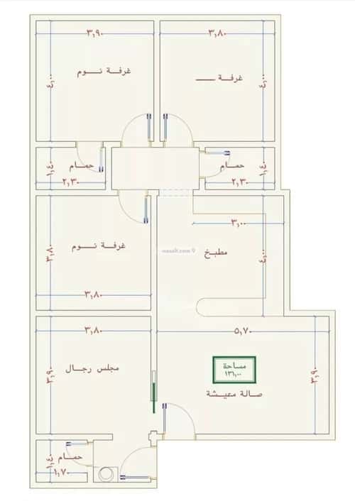 5 bedroom apartment in As Sawari 1