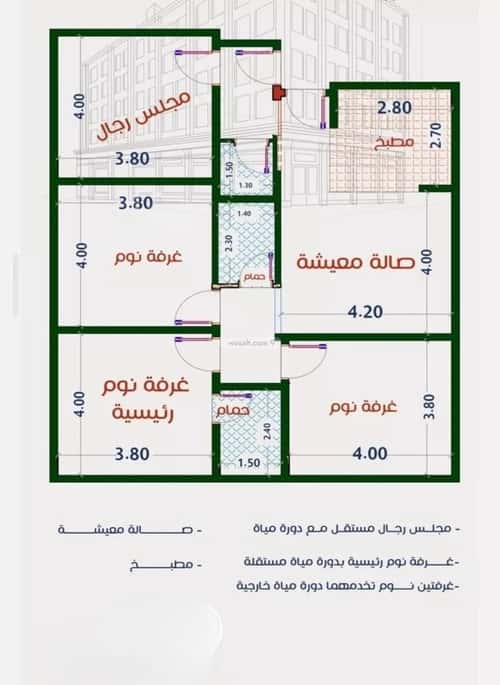 3 bedroom apartment in Al Rabwa 2