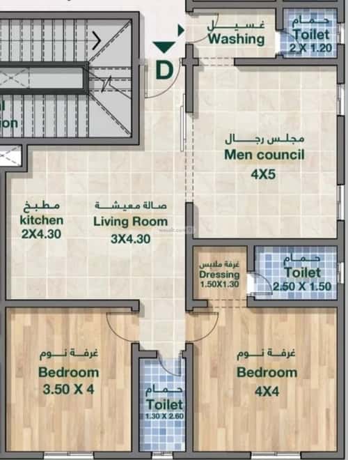 4 bedroom apartment in Al Salamah 4