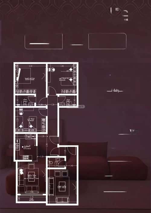 شقة 4 غرف في العزيزية 2