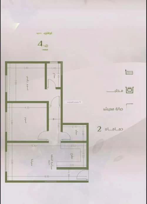 2 bedroom apartment in Al Rawdah 3