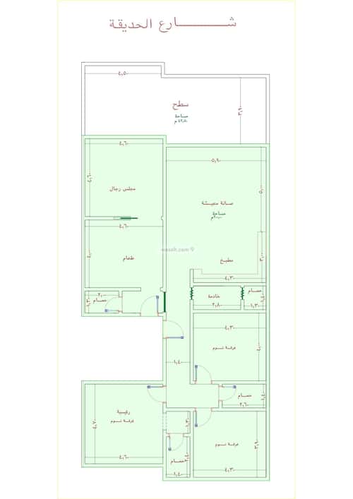 5 bedroom apartment in Al Wahah 4