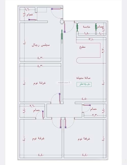 شقة 2 غرف في الجامعة 8
