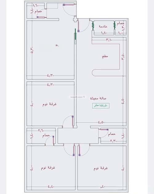 شقة 2 غرف في الجامعة 7