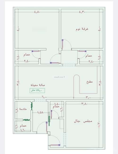 شقة 2 غرف في الجامعة 6