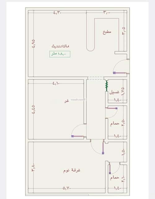 شقة 2 غرف في الجامعة 4