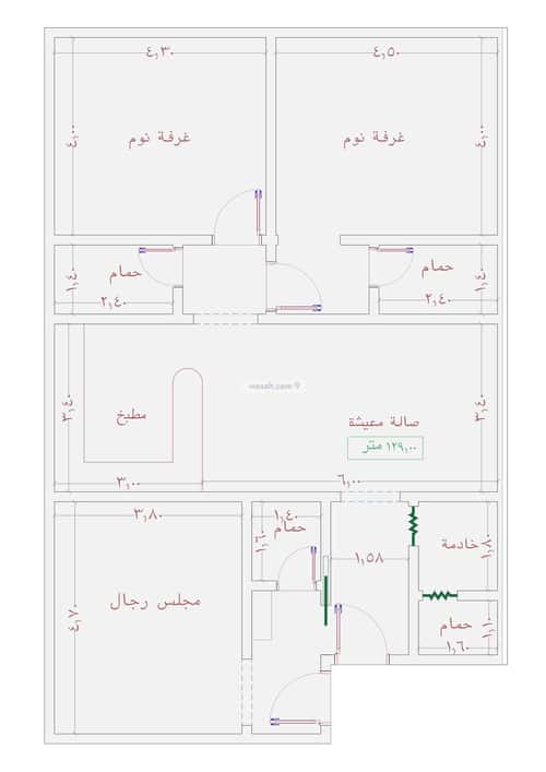 شقة 4 غرف في الجامعة 4