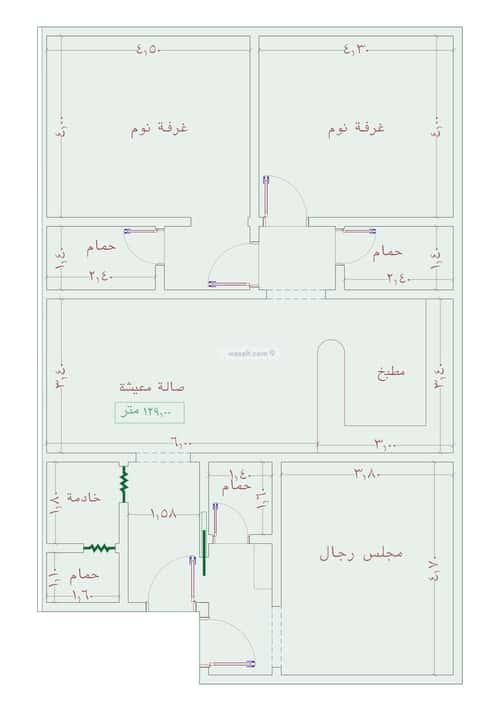 2 bedroom apartment in Al Jamiah 8