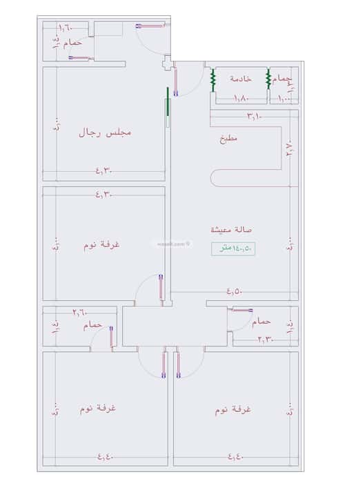 2 bedroom apartment in Al Jamiah 3