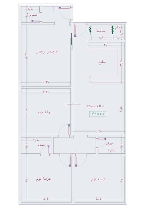 2 bedroom apartment in Al Jamiah 2