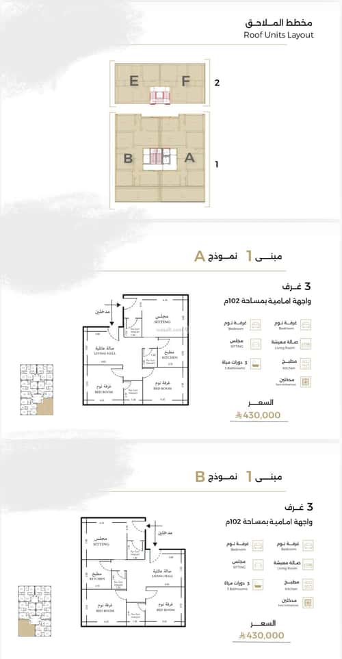 3 bedroom apartment in Al Safaa 3