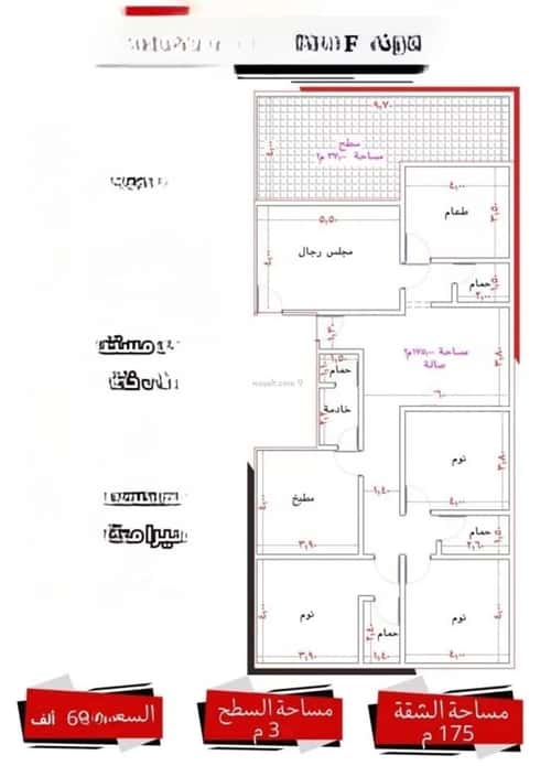 5 bedroom apartment in Al Marwa 8