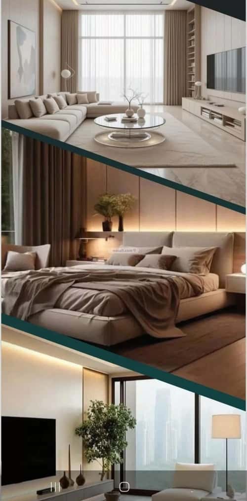 شقة 2 غرف في النزهة 4