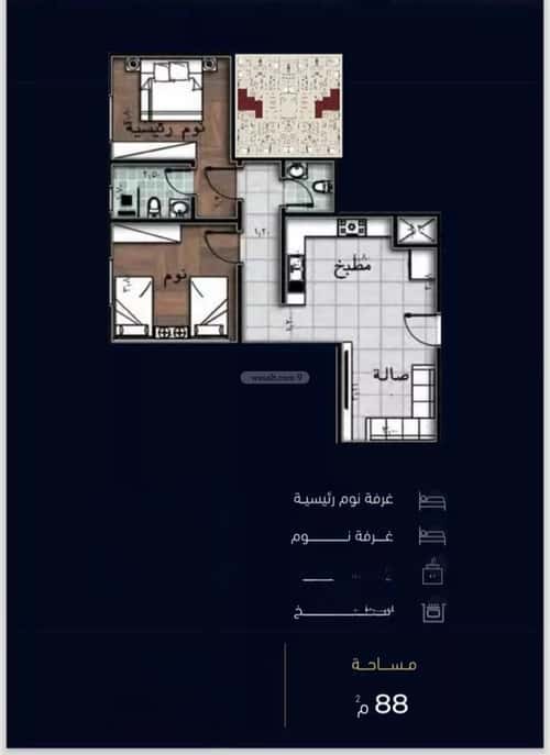 2 bedroom apartment in Mishrifah 3