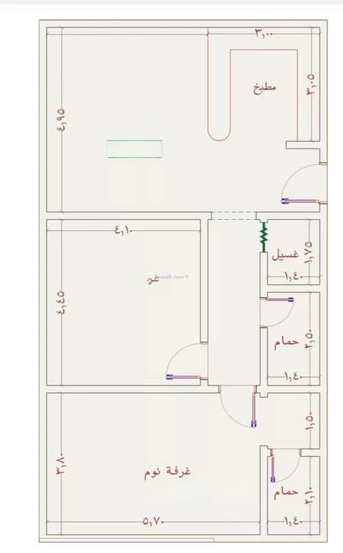 2 bedroom apartment in Al Jamiah 1