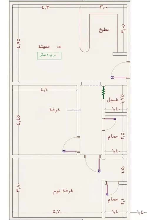 شقة 2 غرف في الجامعة 3
