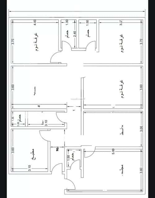 شقة 5 غرف في النزهة 2