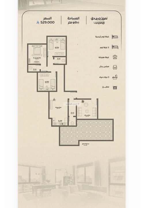 4 bedroom apartment in Ar Rayan 2