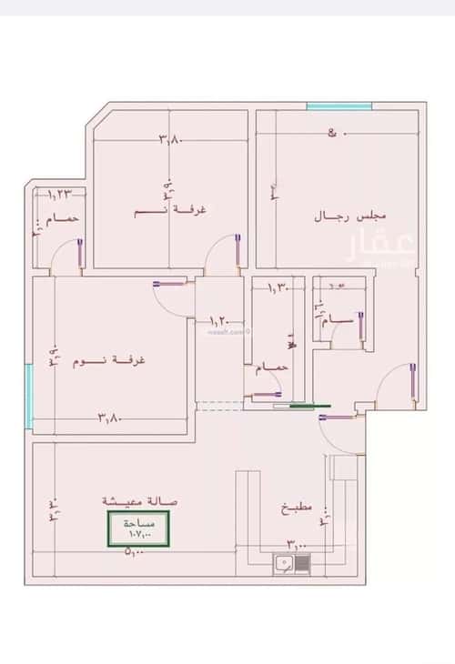 2 bedroom apartment in As Sawari 2