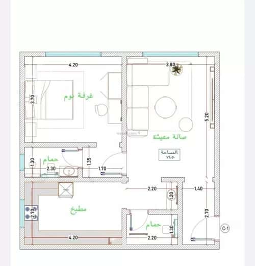 1 bedroom apartment in Al Fayha 4
