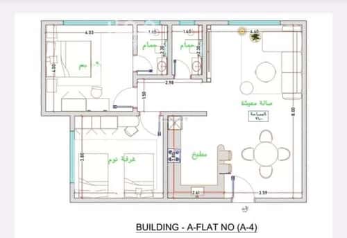 2 bedroom apartment in Al Fayha 3