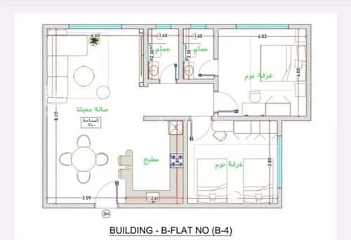 2 bedroom apartment in Al Fayha 6