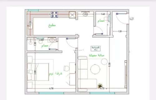 2 bedroom apartment in Al Fayha 3