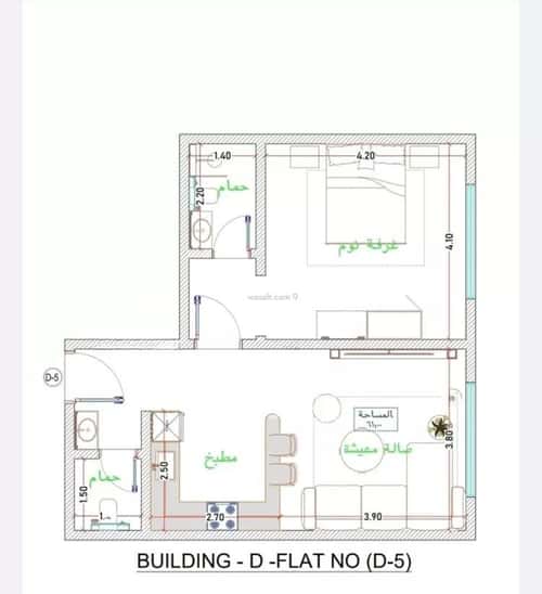 2 bedroom apartment in Al Fayha 5