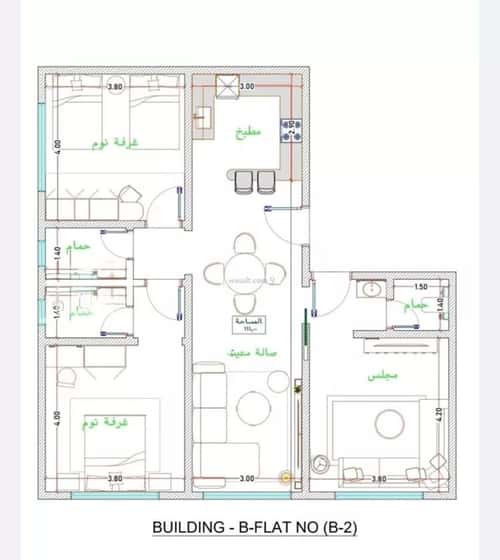 3 bedroom apartment in Al Fayha 14