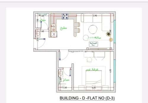 شقة 3 غرف في الفيحاء 2