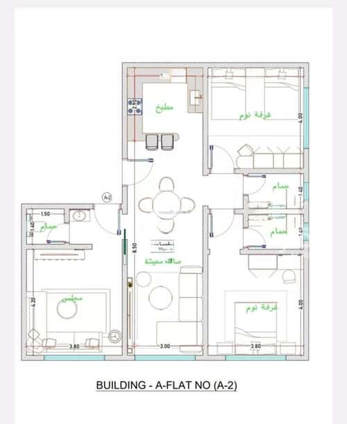 3 bedroom apartment in Al Fayha 8
