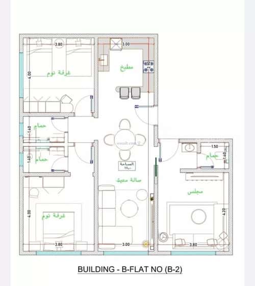 3 bedroom apartment in Al Fayha 9