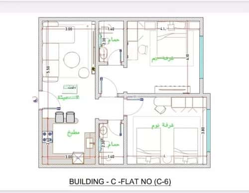 3 bedroom apartment in Al Fayha 4