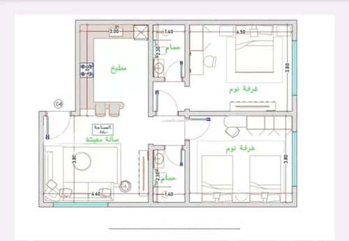 3 bedroom apartment in Al Fayha 5