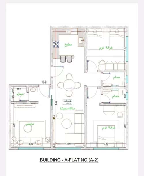 2 bedroom apartment in Al Fayha 4