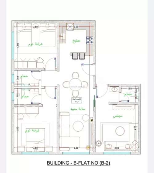 2 bedroom apartment in Al Fayha 2