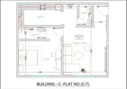 2 bedroom apartment in Al Fayha 2
