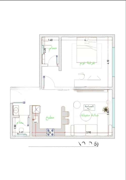 2 bedroom apartment in Al Fayha 4