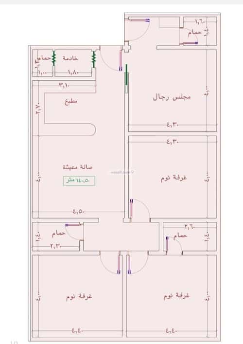 4 bedroom apartment in Al Jamiah 2
