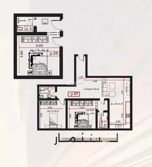 3 bedroom apartment in Al Safaa 1
