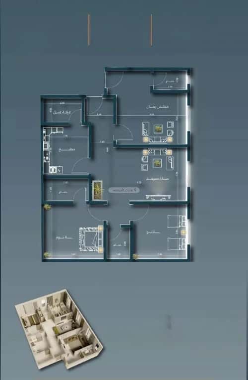 3 bedroom apartment in Al Salamah 2